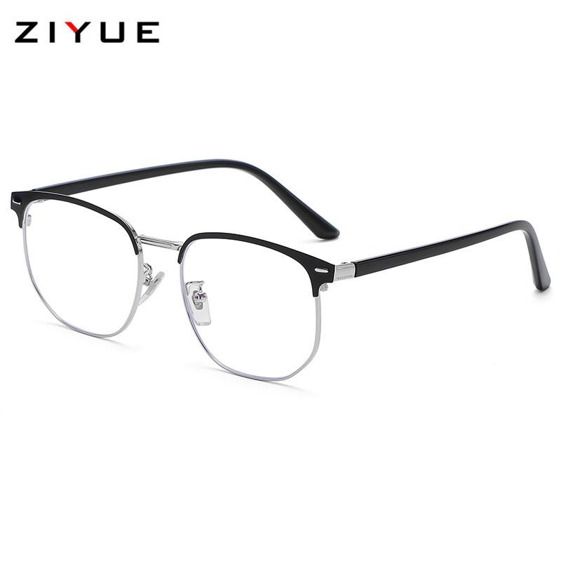 Vintage Anti Blue Light Blocking Glasses Men Square Ray Filter Women Gaming Eyeglasses Black Frames Computer Eyewear