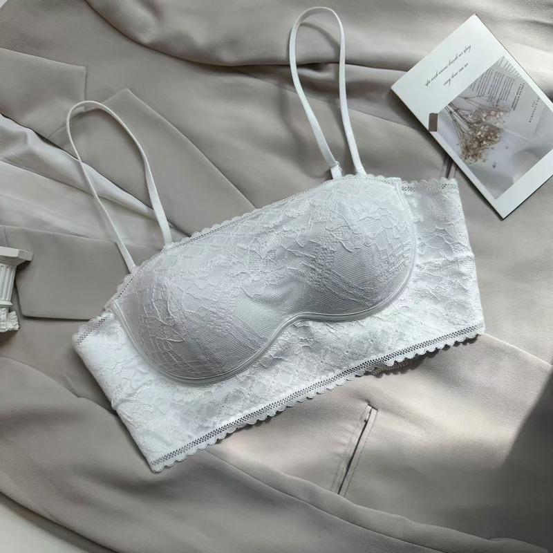 Летний сексуальный кружевной красивый задний женский топ-бюстгальтер без косточек, легкий и поддерживающий, против провисания, непрозрачный и бесшовный s (for 32ab)