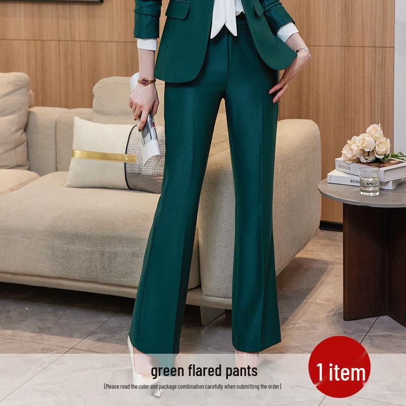 Conjunto de Traje Rojo para Mujer - Otoño/Invierno 2023 Estilo Profesional