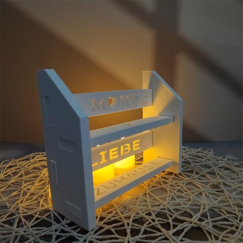 Formar för hantverk i harts med flera lager Silikonformar för hantverk Formar för sminkdisplay Silikontextur för sminkställ