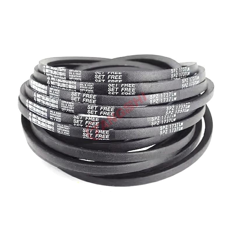 SPZ Type Agricultural Machinery V-Belt Industrial Triangle Belt SPZ 487 650 710 750 800 850 900~SPZ 1087 Transmission Drive Belt
