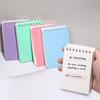Pocket Size Notebook 128 Pages Soft Coil Binding Notebook Lined/Dotted/Gridded/Unruled for Daily Writing Note Taking