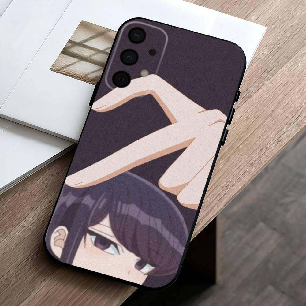 

K-Komi Cant C-Communicate phone Case For Samsung Galaxy A73,A72,A71,A70,A53,A52,A51,Others Soft Black Shell Samsung a40