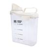 PET Plastic Rice Storage Container 2300ml Pet Food Container Food Storage Canister  For Home
