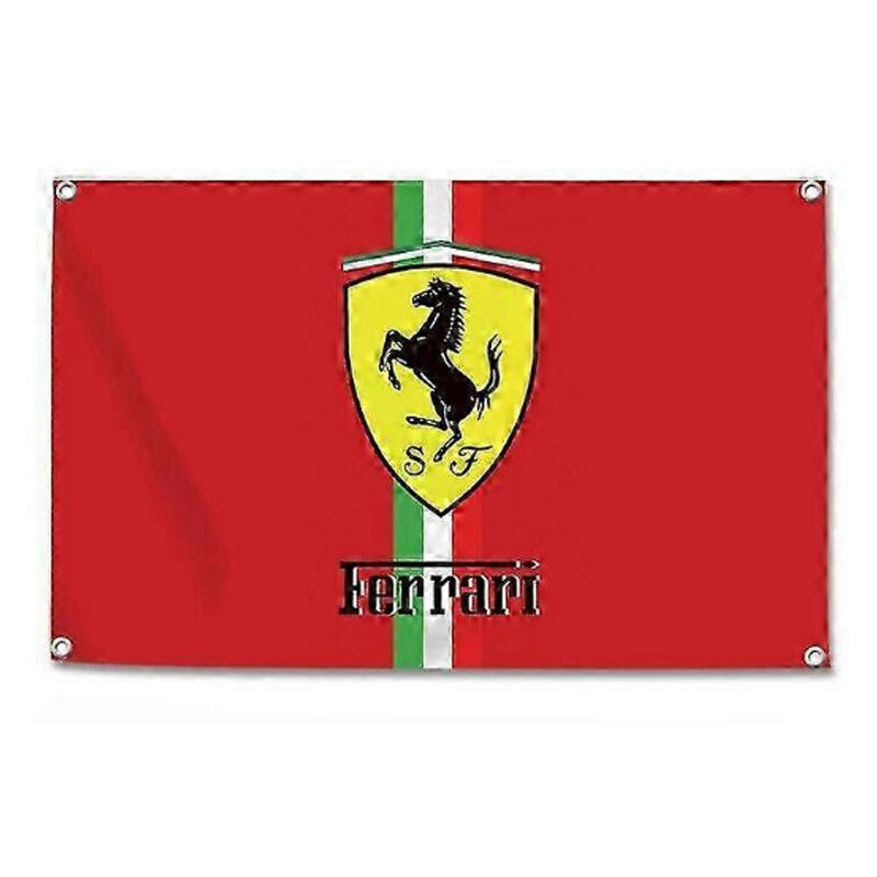 For Ferrari Fashion Classic Sports Modification Room Wall Hanging Cloth Hanging Flag To Support Big Flag Competition Cheering