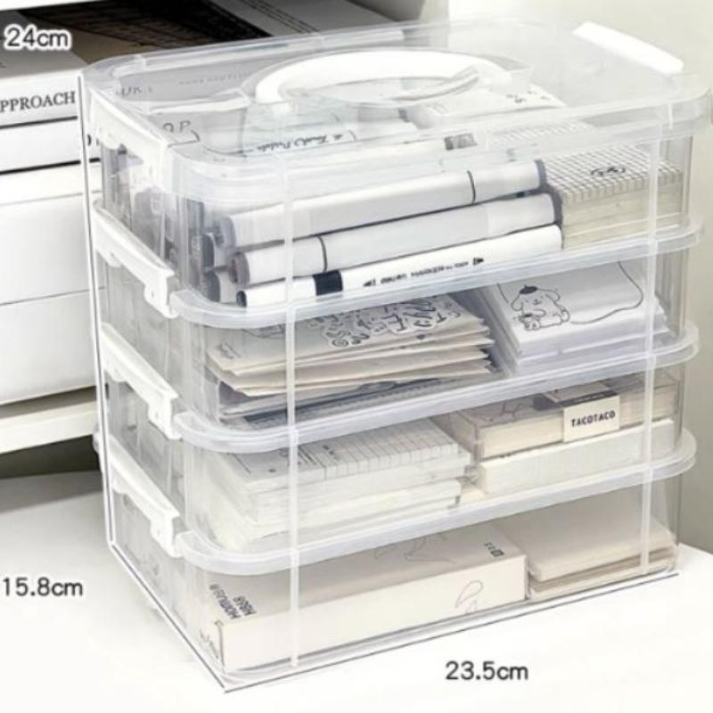 Sundries Storage and Sorting Box for Toys, Building Blocks and Small Parts with Separate Drawers
