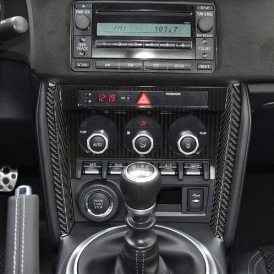 Carbon Fiber Central Air Conditioner Side Panel Cover For Subaru BRZ 86 2017-20