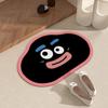 Non-slip Absorbent Ugly Cute Thick Lip Mat Bathroom Carpet Floor Mat Dirty Easy To Take Care of Simple Bathroom Shower Room
