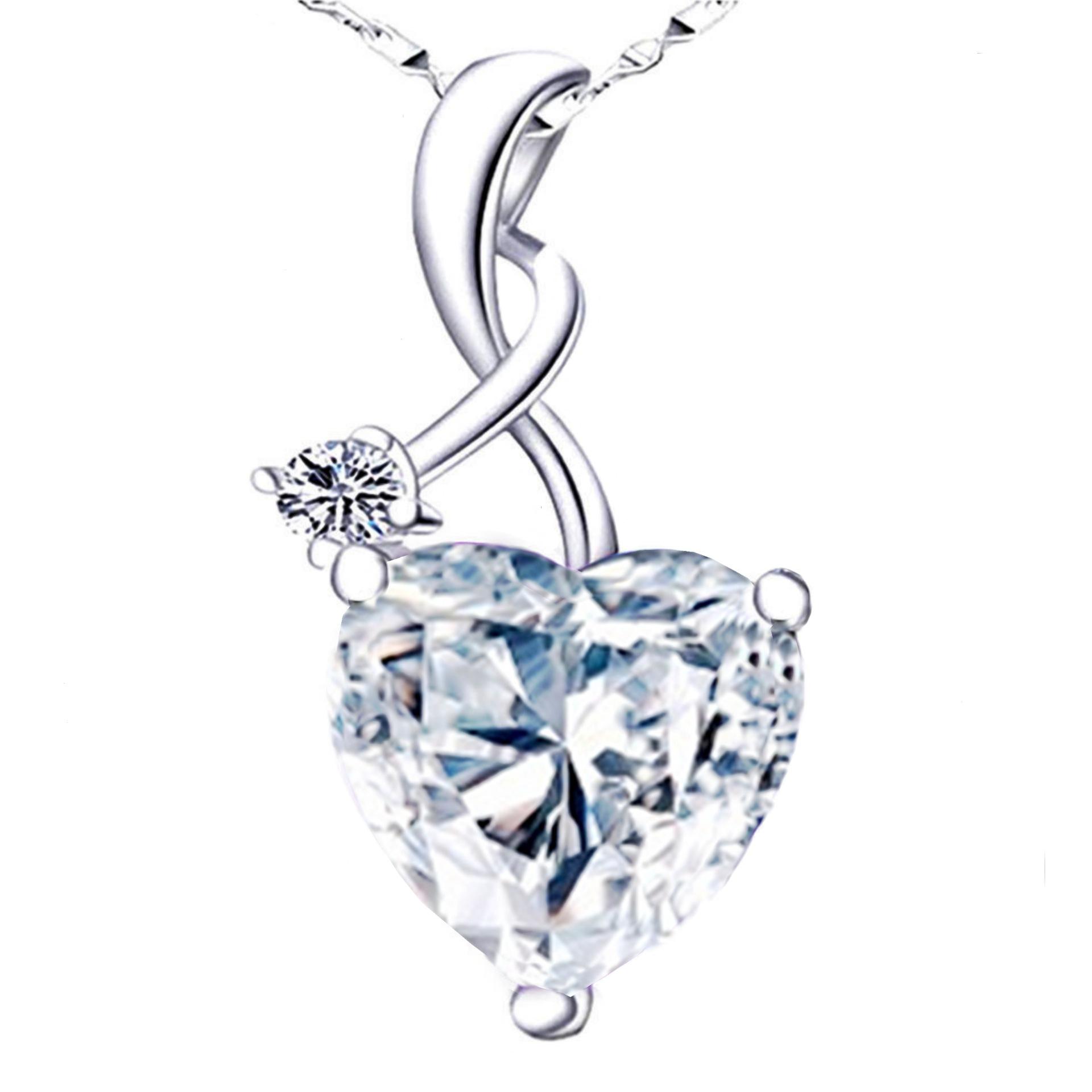 

Цвет Персикового Сердца Кулон Шеи Ключицы Цепи