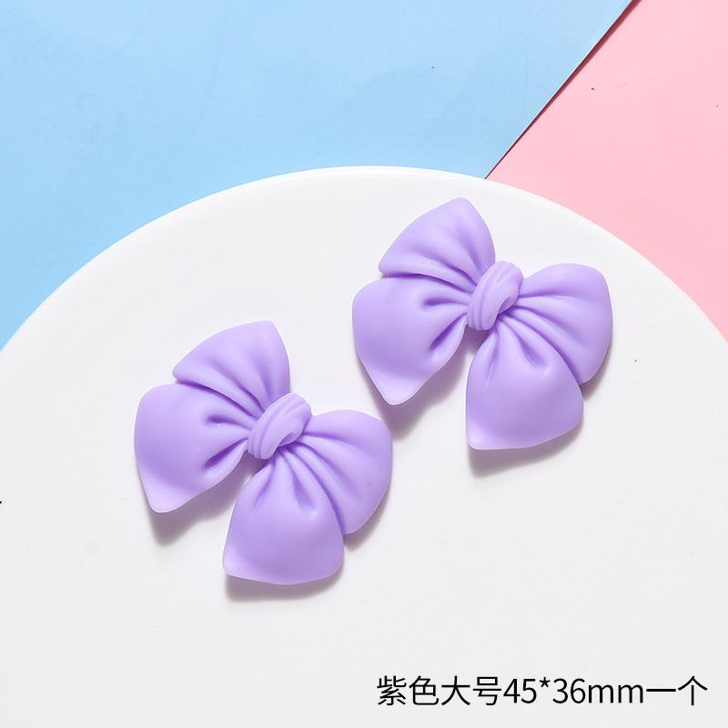 Simulation Bow Resin Accessories,10pcs Frosted Bow Tie DIY Handmade Mobile Phone Case Accessories,Material Package Accessories.