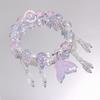 Sweet Colorful Beads Bracelet Exquisite Sweet Lucky Hand Chain  Versatile Wear