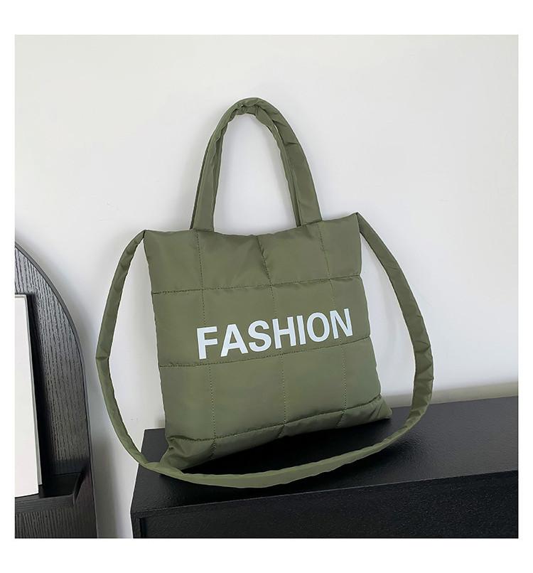 Stylish Korean Minimalist Cotton Tote Bag For Women In Black White And More Colors