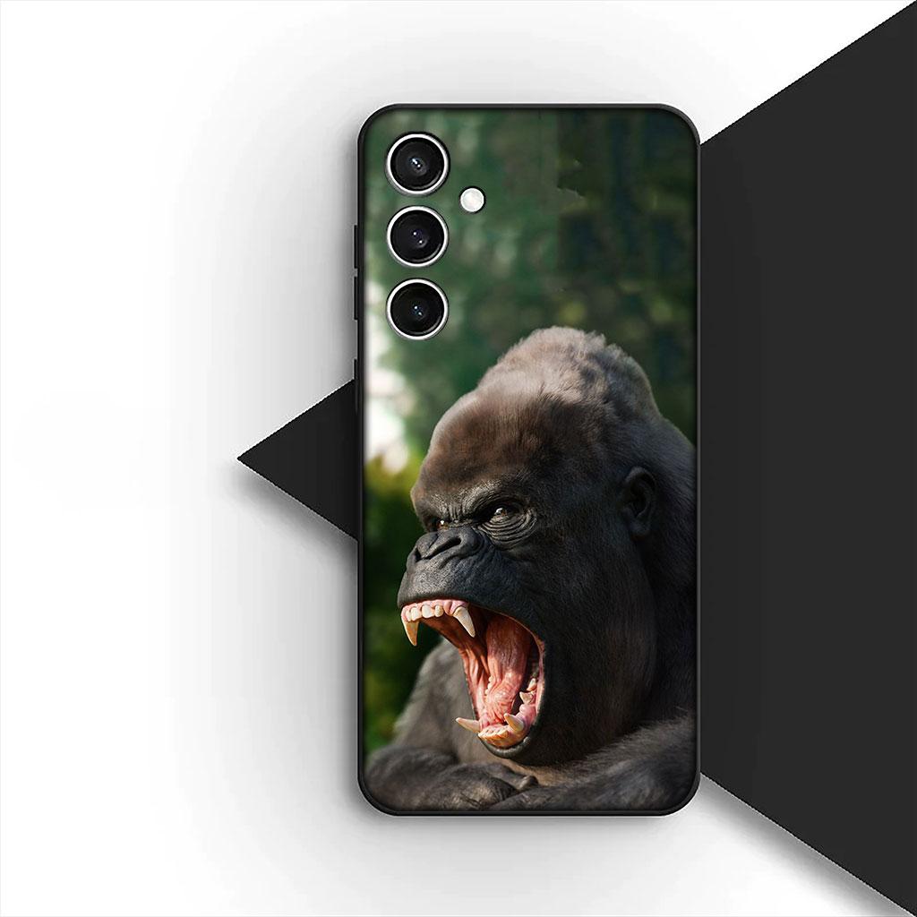 

Casing Phone Cover for Samsung Galaxy S25 S24 S23 FE Ultra Plus S7 Edge S25+ S23+ A56 5G Case Monkey Gorilla Ape Baby Animal Galaxy S24