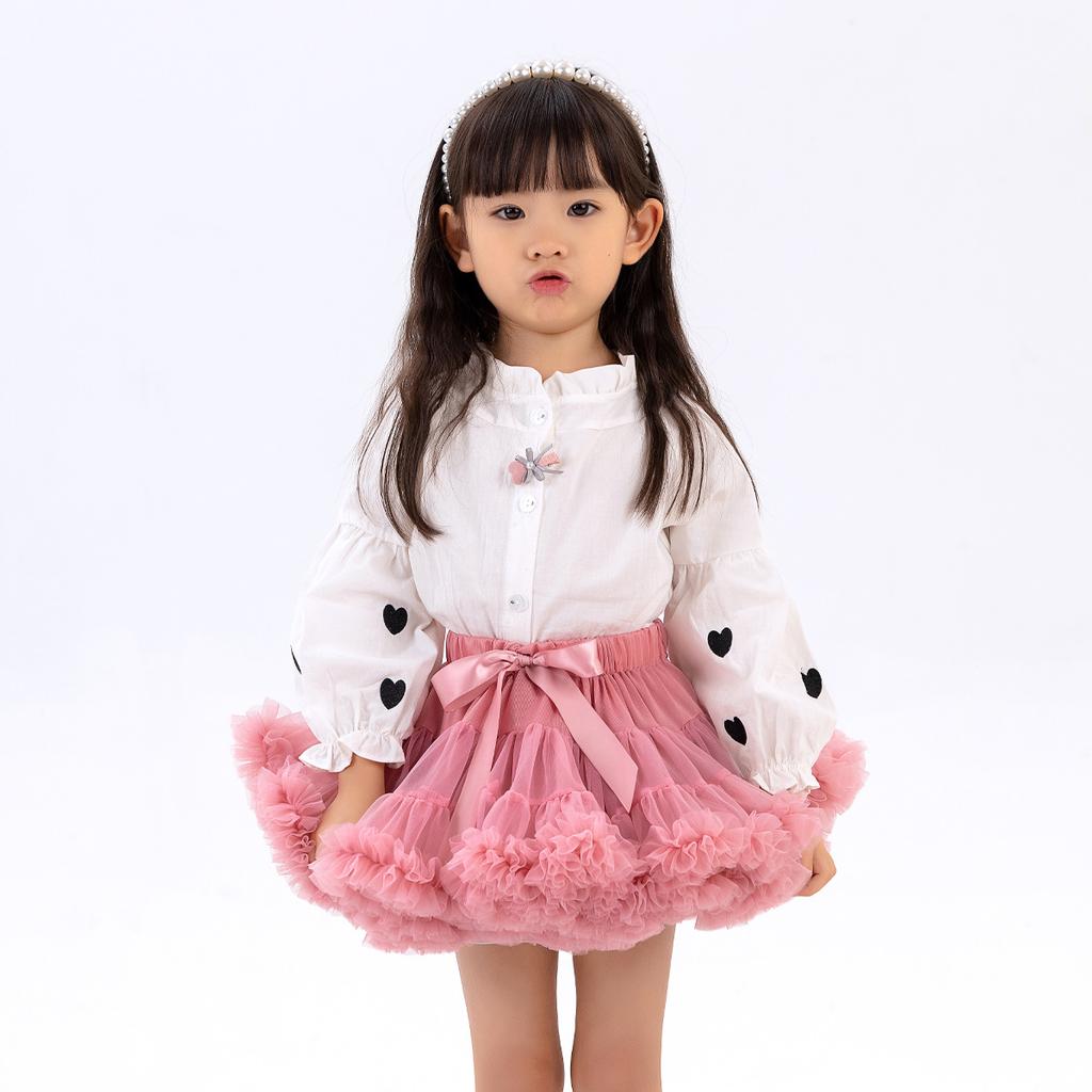 Girls Tulle Skirt Baby Children Tutu Pettiskirt Skirt Kids Fluffy Ballet Skirt Party Princess Girl Clothes