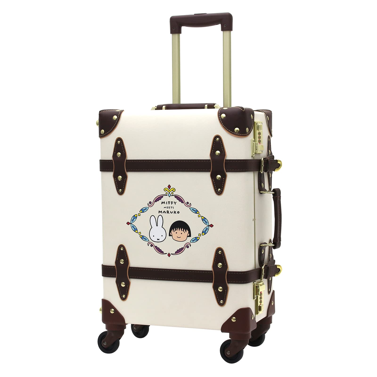 

HAPITAS Suitcase Miffy Trunk HAP3110 26L HAP3110 S Miffy Meets Marco Natural [Sifre] 3.3kg Size