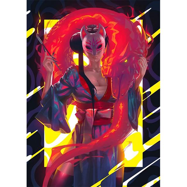 Fantasy Dragon Phoenix Wolf White Tiger Prints Poster Canvas Painting Modern Wall Art Picture For Living Room Bedroom Home Decor