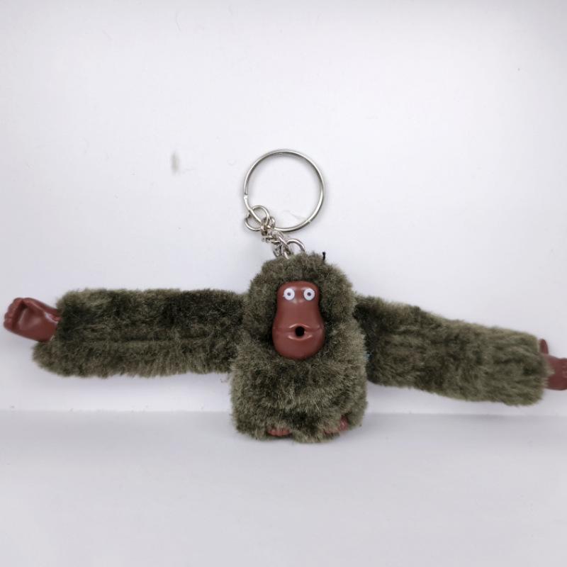 Cute Long-Tailed Monkey Key Chain Cartoon Cute Monkey Keychain Plush Toy Doll Bag Accessories Gift For Children