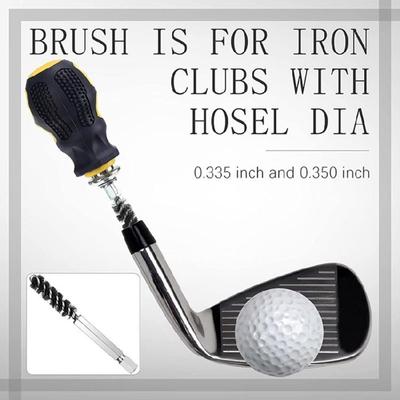 2/4 Pcs Wire Brush Golf Club Cleaning Tool Golf Shaft Ferrules Cleaning Tool Golf Clubs Head Hosel Brush