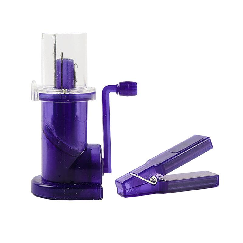 

Портативная ручная вязальная машина для украшения вязаного ткацкого станка с ручным приводом плетеные вручную свитера и шарфы аксессуары синий