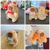 12Cm Love Balloon Capybara Plush Toy Plush Pendant Simulation Capibara Anime Fluffty Toy Stuffed Animals Soft Doll Plush Gifts