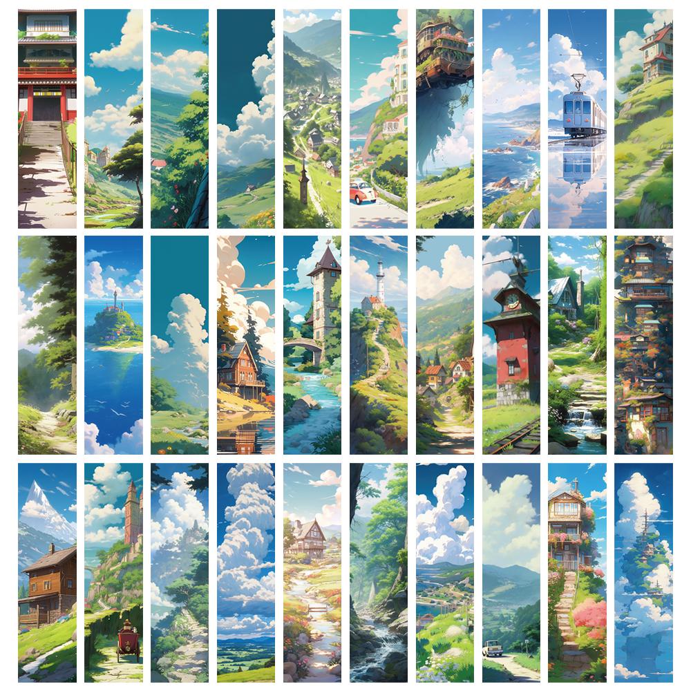 

30 шт. Закладки в стиле манга, Фрагменты, Сделай сам, Маркеры для ежедневника, Декоративная бумага с сообщением, Карточки для заметок с сообщением Снова в школу