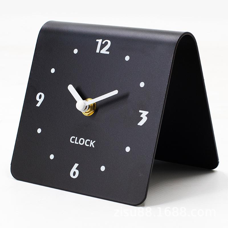 Cream Tabletop Living Room Home Clock Modern Desk Clock Mute Student Bedside Table Clock Oranment Decoration Gifts