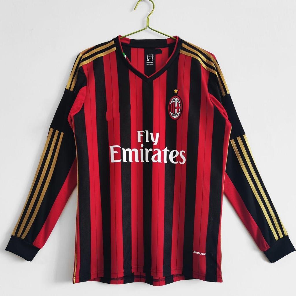 AC Milan Jersey Collection: Home & Away with Kaka & Ronaldo, 06/07 - 13/14
