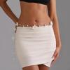 Y2K Flower Waist Chain Multi-layer Bohemian Body Chain Elegant Metal Belly Chain  Jeans Decoration