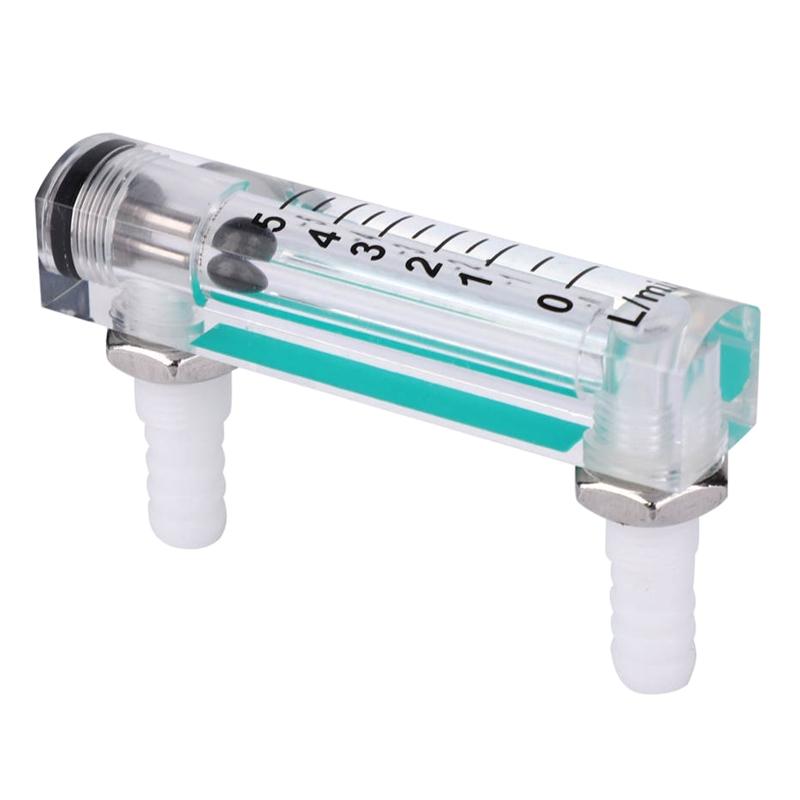 5LPM Plastic Air Flowmeter ( H=70mm Oxygen Flow Meter) with Control for Valve for Oxygen Conectrator It Can Adjust Flow