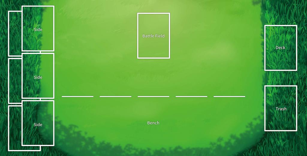 God of Toys Pokemon Card Rubber Playmat Pokeka 60 X 30cm Storage Case Included