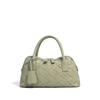 2025 Single Shoulder Bowling Leather Women's Bag New Hand Woven Underarm Bag Commuter Large Capacity Crossbody Bag