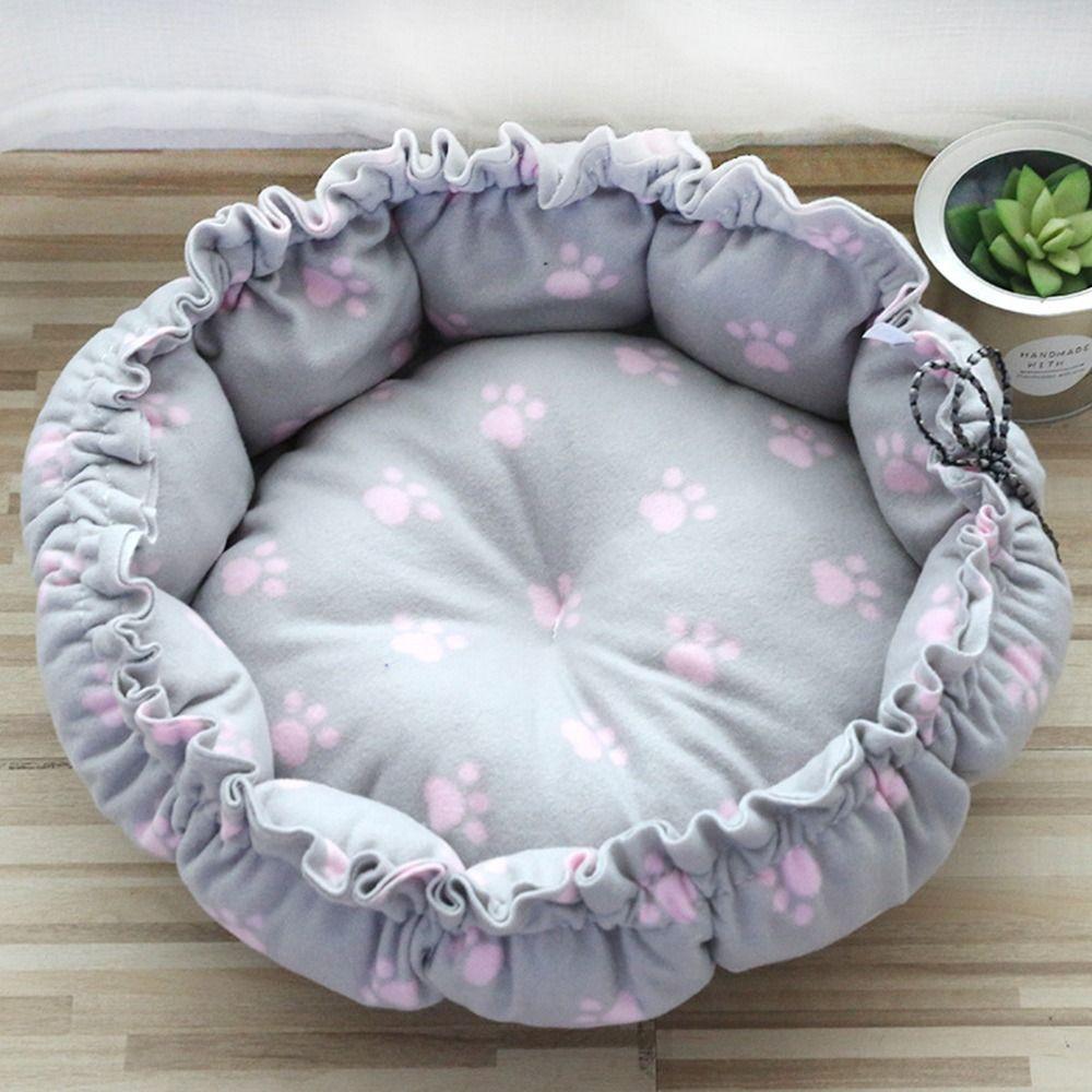 Soft Material Soft Warm Nest Creative Design Adjustable Pet Bed Drawstring Pet Bed  Pet Comfort