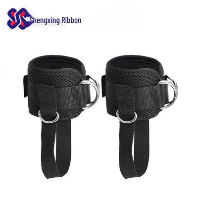 Verstellbarer D-Ring Knöchelriemen mit Widerstandsband für Fitnesstraining