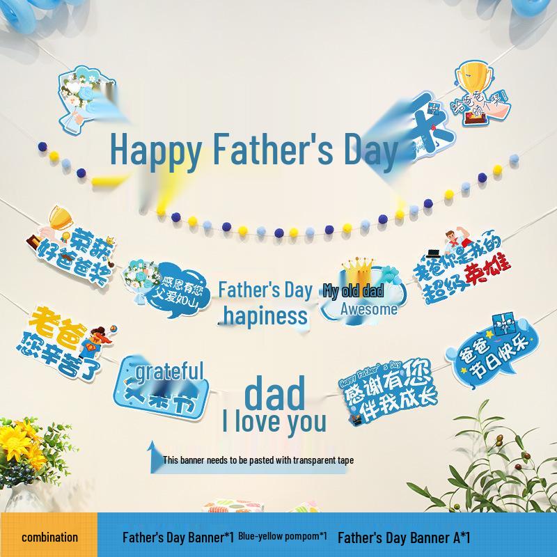 Father's Day Banner for School, Mall, or Store Decoration