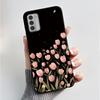 Custodia per Telefono Stampata Per Nokia G42/Nokia G310 5G/Nokia G60 5G/Nokia G100 Cover Guscio Morbido in Silicone Nero Custodie Carine con Fiori e Cartoni Animati
