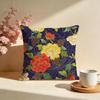 Elegant Peony Pattern Cushion Cover Soft Pillow Cases for Home Bedroom Living Room Sofa