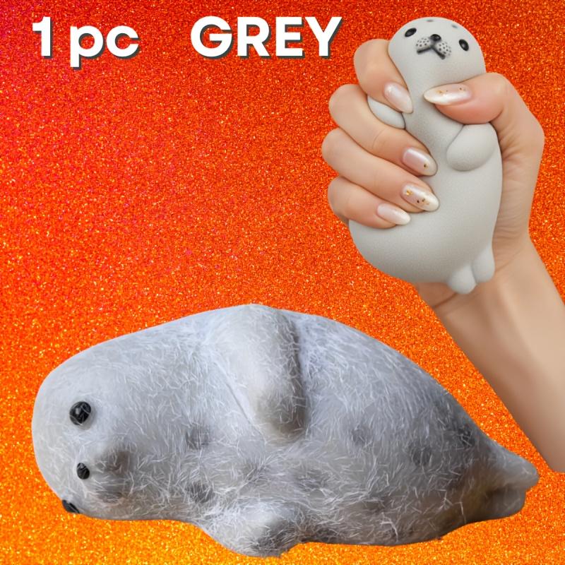 Seal Taba Squishy Toy Cute Kawaii Animal Squeeze Toy Relax Fidget Soft Slow Rising Relaxing Fun Desk Decoration for Adults