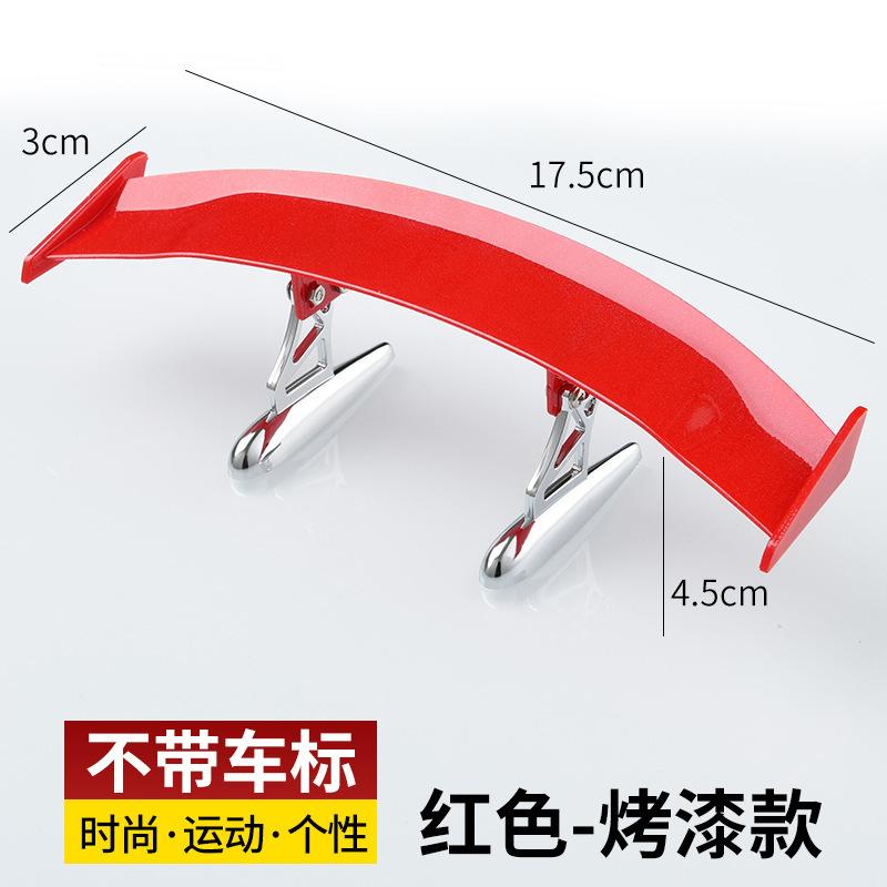 Universal Painted Mini Car Rear Spoiler No‑Drill Creative Personalized Modified Small Tail Wing Sport Car Decor Accessories