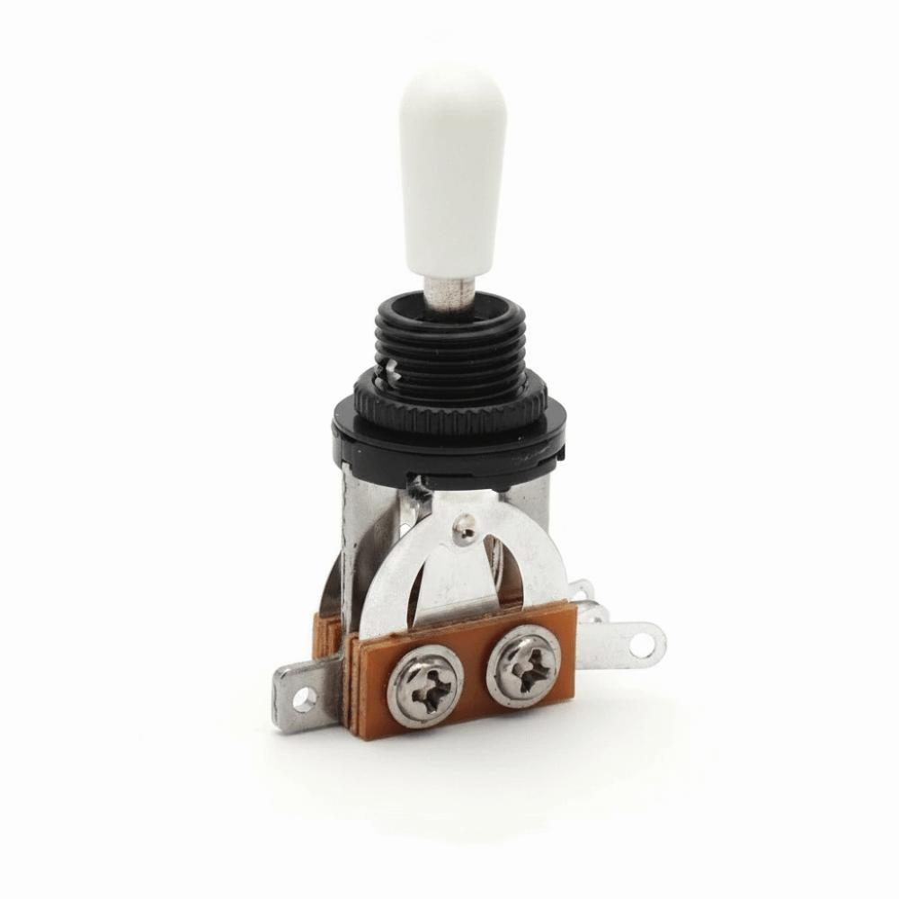 Stable Contact Electric Guitar Toggle Switch Guitar Selector Switch  Guitar Pickup Selector black and white