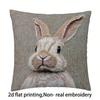 1 Easter Bunny Chick Pillow Double Sided 2D Print Cute Soft Pillow Cover Bedroom Living Room Couch Decor Festive Accessory Gift