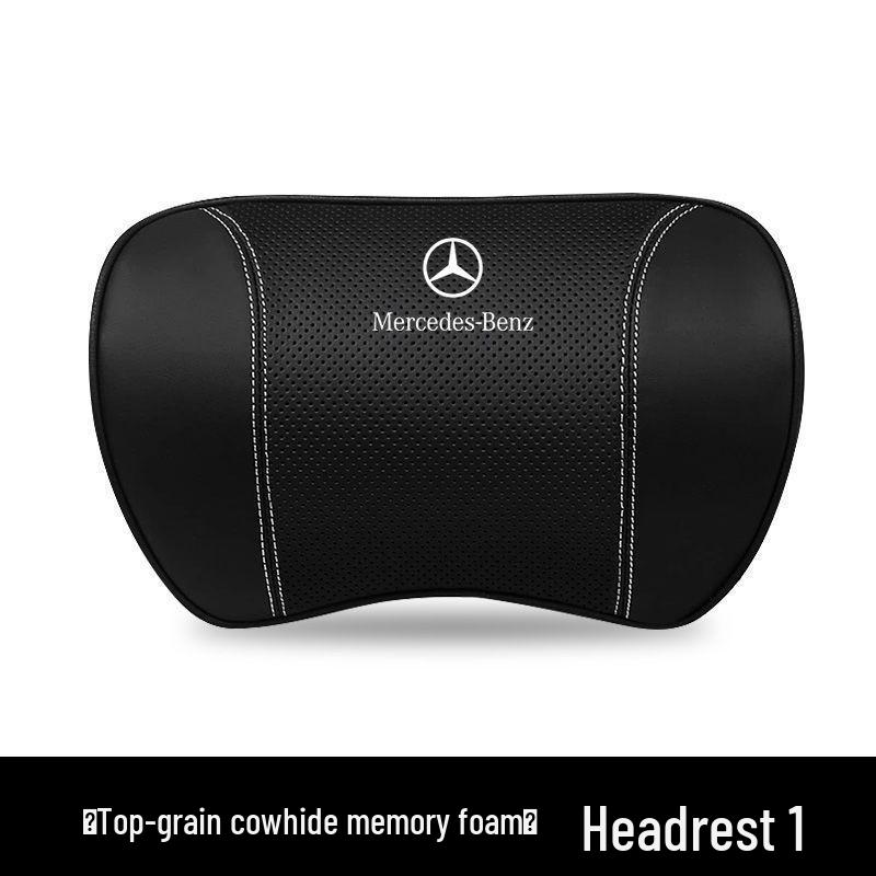 Compatible with Mercedes-Benz S-Class, C-Class, E-Class, E300L, C260L, GLC, and Maybach headrests and neck supports.