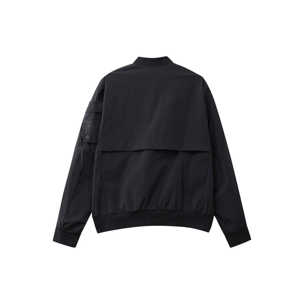 Adidas Jackets Men's Black Stand Collar Moderate GF4030