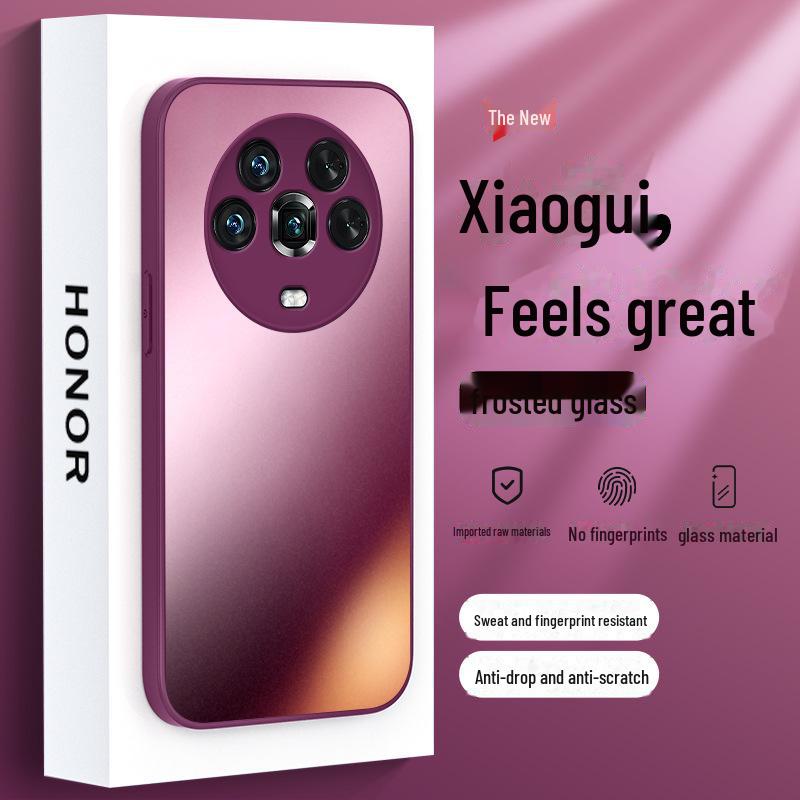 

Honor Magic 4/Magic 4 Pro Frosted Men s Case Navy Blue with Screen Protector
