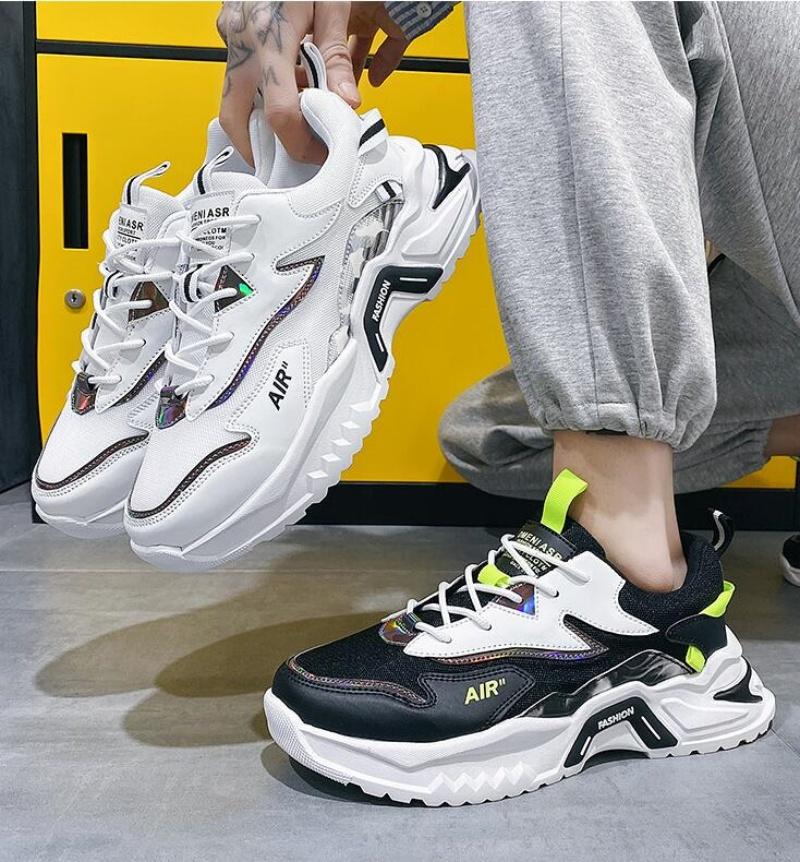 Neue Lässige Sportschuhe für Herren Trendschuhe Herren-Sneaker Männlich Atmungsaktiv Plateau Tenis Masculino Schuhe