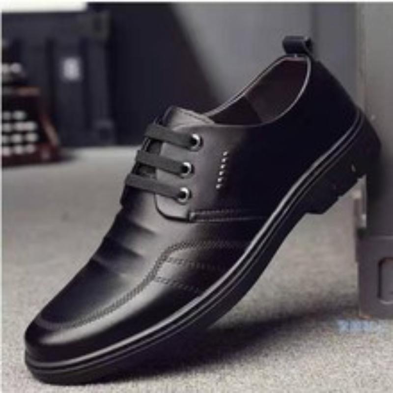 Work Shoes Breathable Casual Leather Shoes 2024 Hot Sales Business Formal Single Shoes Soft Bottom Non-slip Sneakers for Men