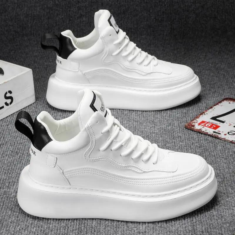 New Classic Men's Sneakers Thick soled Height Increasing Fashion Casual Shoes High Top Outdoor Soft soled Sports Running Shoes