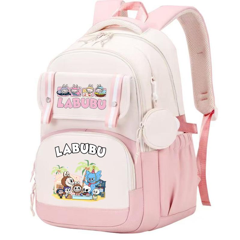 Cute Printed Backpack Teenager Student Shcoolbag Bookbag Knapsack Girl with Coin Purse Casual Bag Men Women Laptop Bag Mochila