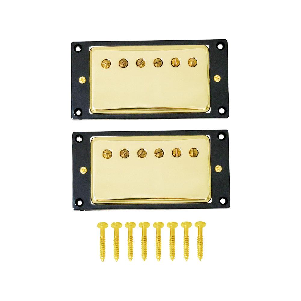 Chrome and Gold-Plated Dual Humbucker Pickups for LP Electric Guitar