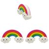 Cartoon Rainbow Stress Relief Toy With Soft Pu Foam Material For Kids And Adults