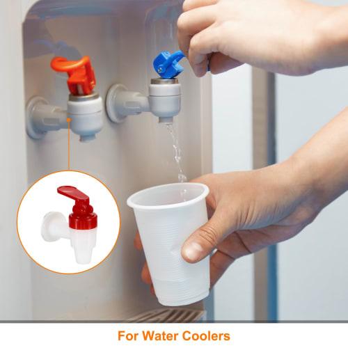 Uxcell Replacement Spouts for Beverage Dispensers, Set of 2 Plastic Water Dispenser Spout Replacement Faucets, Perfect for Parties and Family Gatherin